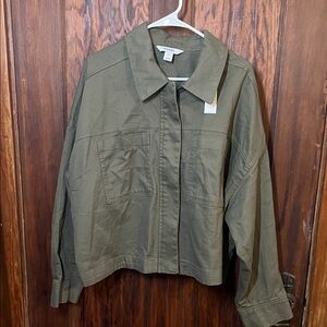 Old Navy Green Utility Jacket for Women